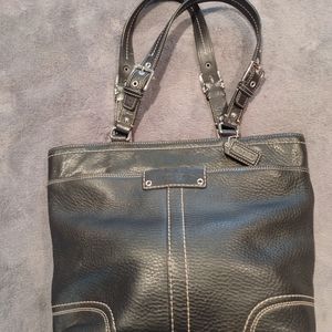 Coach leather bag